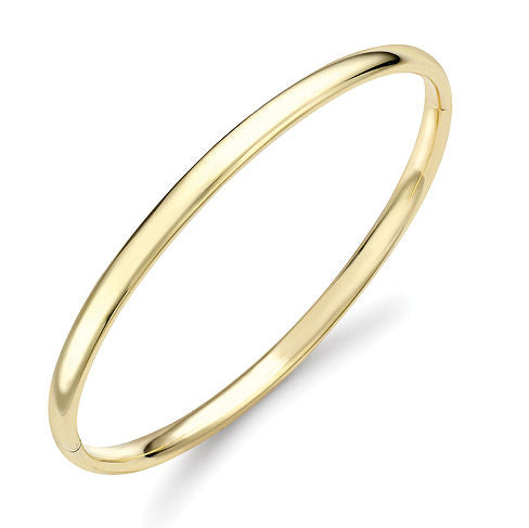 Solid gold bangle on sale bracelet