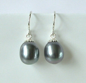 Pearl Drops on Silver Hooks